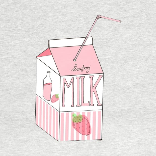 Strawberry Milk by Kcael